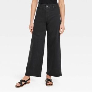 Universal Thread Wide-Leg Black Jeans